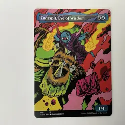 MTG Zndrsplt, Eye Of Wisdom Heads I Win Tails You Lose *Thick Stock* 2-sided - Image 2