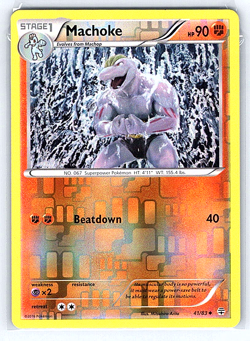 Machoke [Reverse Holo] 41/83 Generations LP Pokemon Card - Image 1