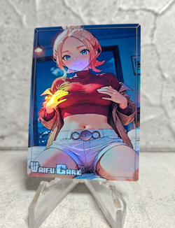 Zita Trading Card Waifu Goddess Story Anime Girl holo Karte Manga Art Full - Image 1