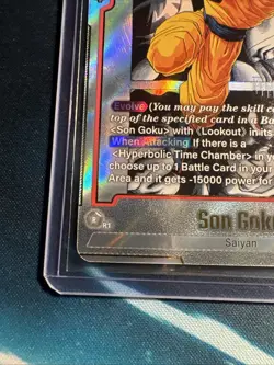 Son Goku - SB02-004 Alternate Art Manga Booster 02 Dragon Ball Card English - Image 4