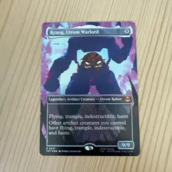 Krang, Utrom Warlord (Borderless) #221 (Foil) (NM) TMT Magic MTG - Image 1