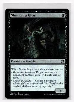 Shambling Ghast Adventures in the Forgotten Realms AFR 119 MTG Foil - Image 1