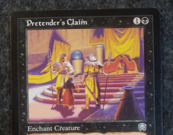 Pretender's Claim Magic the Gathering MTG Mercadian Masques Black (DS3D1D1) - Image 3