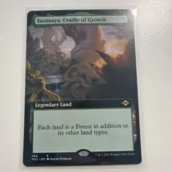 MTG Yavimaya, Cradle of Growth Modern Horizons 2 480 Extended Art Borderless - Image 1
