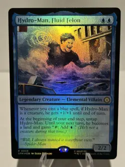 Hydro-Man, Fluid Felon 33 R Marvel's Spider-Man FOIL NM MTG - Image 1