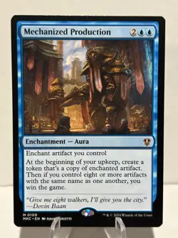 Mechanized Production 109 M Commander: Murders at Karlov Manor NM MTG - Image 1