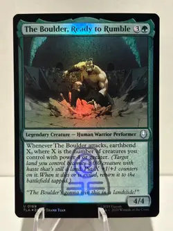 The Boulder, Ready to Rumble 168 U Avatar: The Last Airbender FOIL NM MTG - Image 1