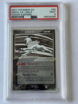 2007 Pokemon EX Power Keepers - Absol EX Holo #92 PSA 9 MINT - Image 1