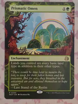 PRISMATIC OMEN (WOT) Wilds of Eldraine: Enchanting Tales - MTG - NM - Image 1