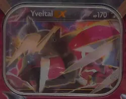 Pokemon Shiny Kalos Tin Yveltal EX - XY - Fates Collide (FCO) NEW SEALED - Image 2