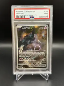 Pokemon Mewtwo 151 MEW EN Ultra-Premium Coll. Promo SVP EN 052 PSA 9 Mint - Image 1