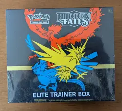 2019 Pokemon Hidden Fates Elite Trainer Box Sealed - Image 1