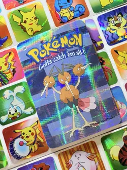 Pokemon 151 Vintage Pocket Monsters Vending HOLO Prism Sticker 2000 Nintendo - Image 1