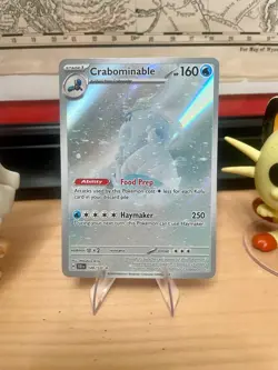 Pokemon Crabominable 149/142 Sv07: Stellar Crown Holo IR NM - Image 1