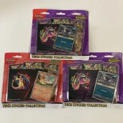 Lot of 3 Ascended Heroes Tech Sticker Collection Charmander Ghastly Pokemon TCG - Image 1