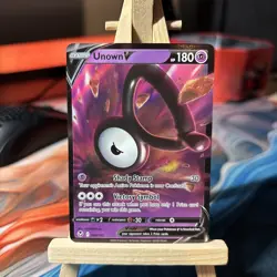 Pokemon - Unown V - 065/195 - Silver Tempest - Holo - Ultra Rare NM - Image 1