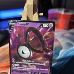 Pokemon - Unown V - 065/195 - Silver Tempest - Holo - Ultra Rare NM - Image 3