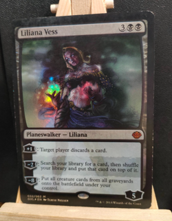 Liliana Vess FOIL - Duel Decks - Mythic - PLAYED (see pics) MTG - Image 1