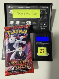 (HEAVY)🔥 22.40g Pokemon TCG Destined Rivals Booster Pack Factory Sealed✅ - Image 1
