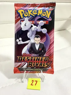 (HEAVY)🔥 22.40g Pokemon TCG Destined Rivals Booster Pack Factory Sealed✅ - Image 2