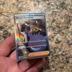 Pokemon TCG Mortys Conviction Temporal Forces 211/162 Special Illustration Rare - Image 3