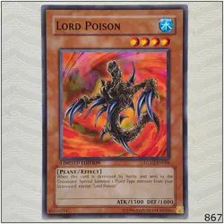 Lord Poison - GLD2-EN004 - Common Limited Edition Yugioh - Image 1