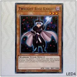 Twilight Rose Knight - LED4-EN029 - Common 1st Edition Yugioh - Image 1