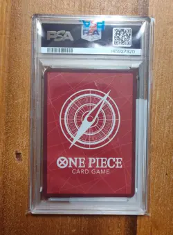 2025 ONE PIECE JPN OP13-001 CARRYING ON HIS WILL MONKEY D. LUFFY PSA 10 - Image 3