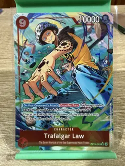 Trafalgar Law (Alternate Art) OP14-009 The Azure Seas Seven, Foil, One Piece TCG - Image 1