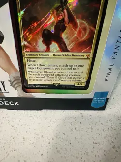 MTG Magic Final Fantasy Limit Break Cloud Commander Deck Collectors Edition - Image 2