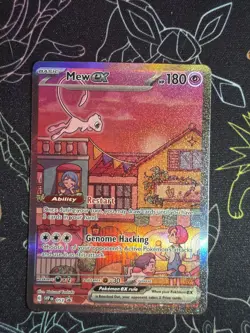 Pokemon Mew EX 53 Special Illustration 151 UPC Promo Card NM Condition - Image 3