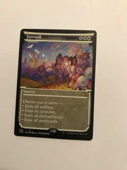 Farewell : MtG Magic, Showcase - Kamigawa: Neon Dynasty - NM, White board wipe - Image 2