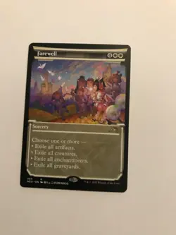 Farewell : MtG Magic, Showcase - Kamigawa: Neon Dynasty - NM, White board wipe - Image 3