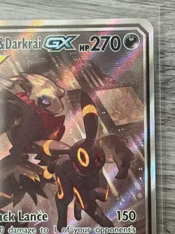 Umbreon & Darkrai GX SM241 Holo Black Star Promo Card NM Condition - Image 5