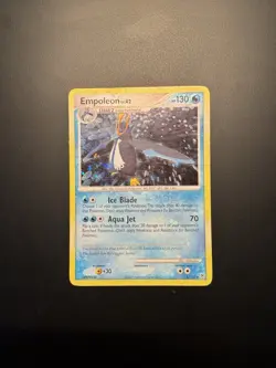 Pokemon TCG Empoleon Holo Rare Card 4/130 Diamond and Pearl 2007 - Image 1
