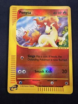 Ponyta - 126/165 - Pokemon Expedition Reverse Holo Rare Card MP FREE SHIPPING - Image 1