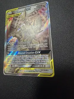 Pokemon TCG Arceus Dialga Palkia GX Alt Art Cosmic Eclipse Card 221/236 NM - Image 2