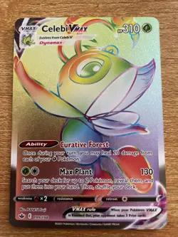 Celebi Vmax 199/198 Holo Pokemon Card - Image 1