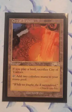 MtG City of Traitors Exodus Magic the Gathering Card CCG TCG Reserved List - Image 1