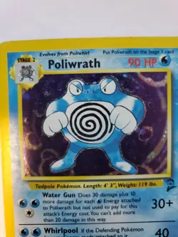 Poliwrath Base Set 2 Holo Pokemon Card WOTC - Image 4