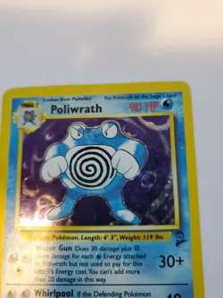 Poliwrath Base Set 2 Holo Pokemon Card WOTC - Image 5