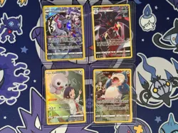 Pokemon Trainer Gallery 4 Card Lot – Snorlax TG10, Galarian Obstagoon TG10, etc - Image 1