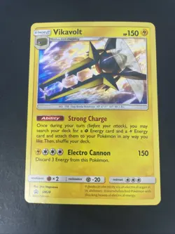 Vikavolt SM28 Promo Holo Pokemon Card TCG - Image 1