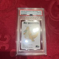 1998 KFC POKEMON CARD GAME #149 DRAGONITE GEM MINT 10 RARE - Image 1