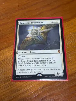 Luminous Broodmoth Commander: Bloomburrow Regular 0144 - Image 1