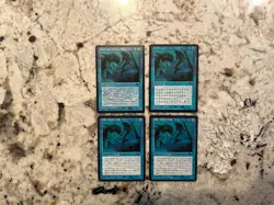 Mtg Fbb Merfolk Of The Pearl Trident x4 Magic the Gathering Foreign Fbb - Image 1