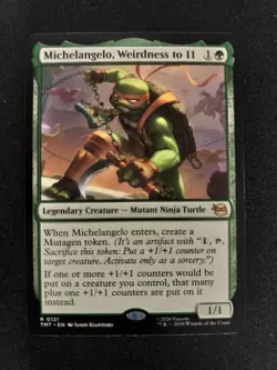 MTG Michelangelo, Weirdness to 11 0121 TMNT TMT NM - Image 1