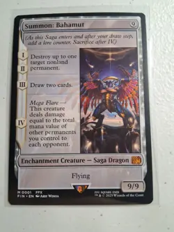 MTG FINAL FANTASY - SUMMON: BAHAMUT M 0001 - Image 1