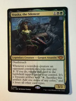 Vraska, the Silencer M Outlaws of Thunder Junction OTJ Normal 237 MTG NM - Image 1