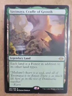 [1x] Yavimaya, Cradle of Growth Near Mint, English Modern Horizons 2 MTG Magic - Image 1